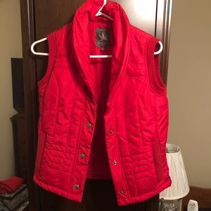 SPIEWAK Red Puffer Vest Women’s Sz Small EUC